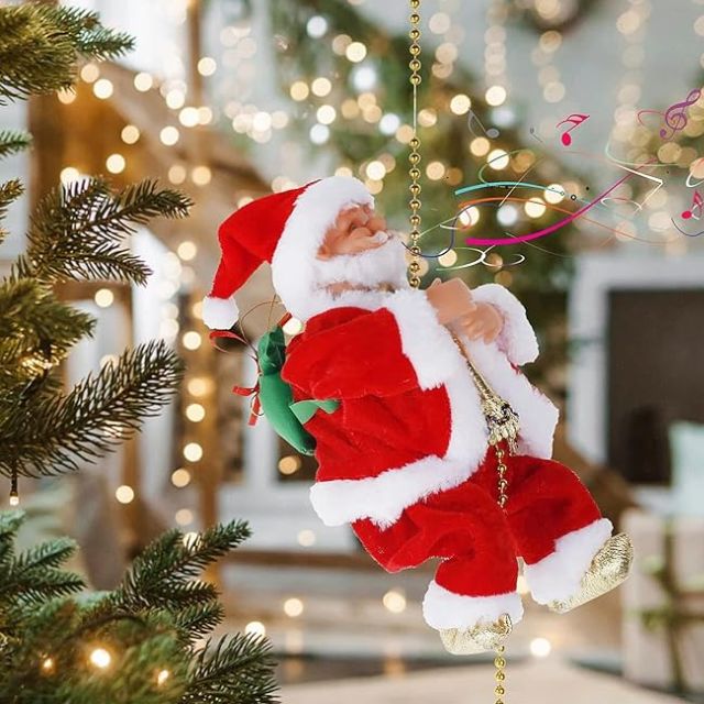 PAPÁ NOEL ESCALADOR | La mejor decoración navideña