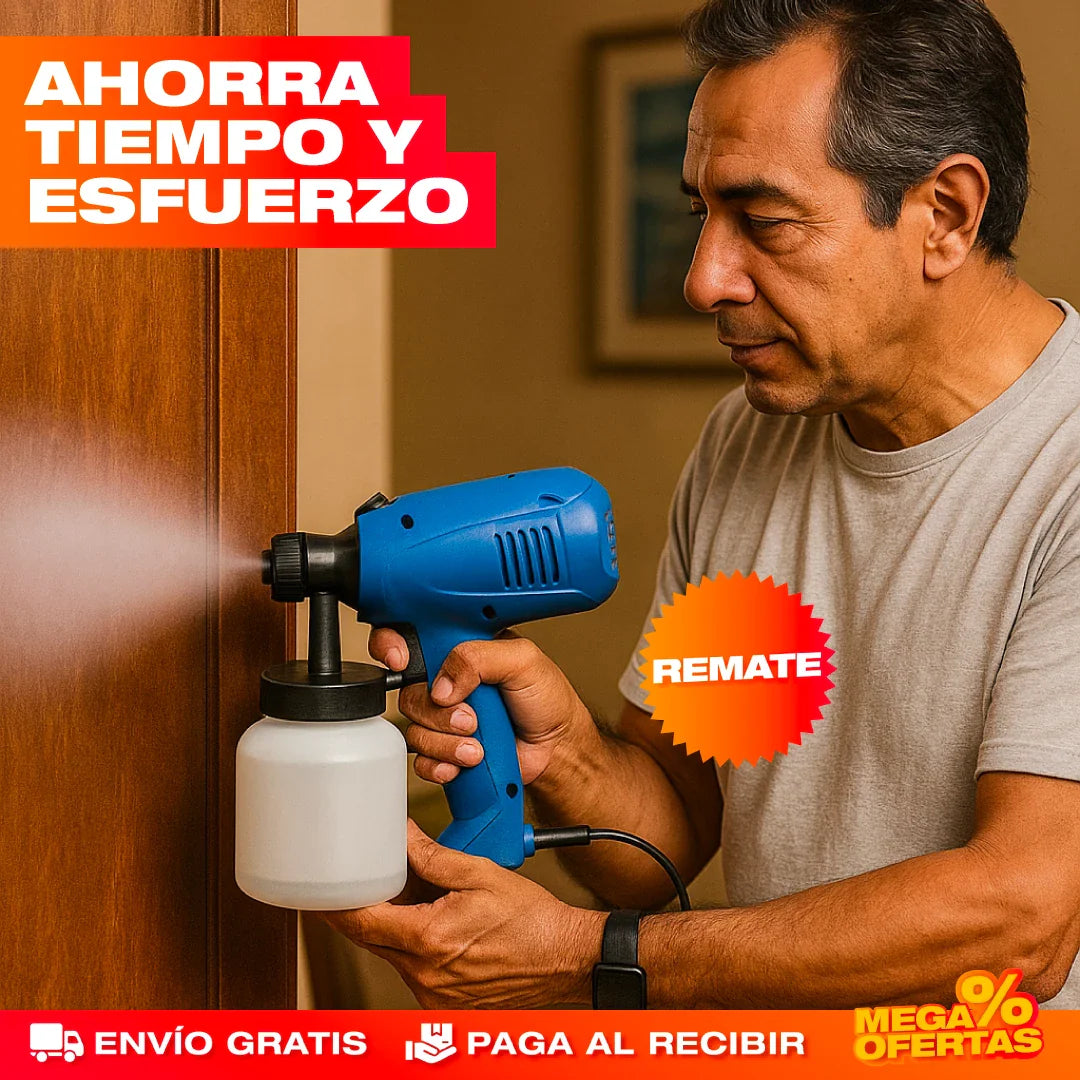 Pulverizadora de Pintura Eléctrica | Acabados profesionales
