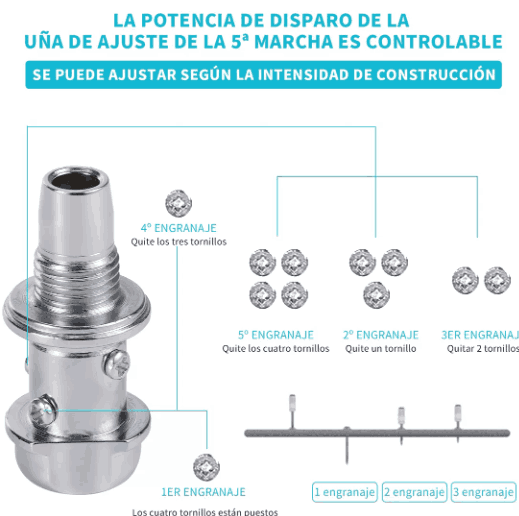 Remachadora + Clavos GRATIS | Fija en 1 segundo, rápido y fácil