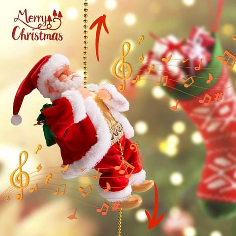 PAPÁ NOEL ESCALADOR | La mejor decoración navideña